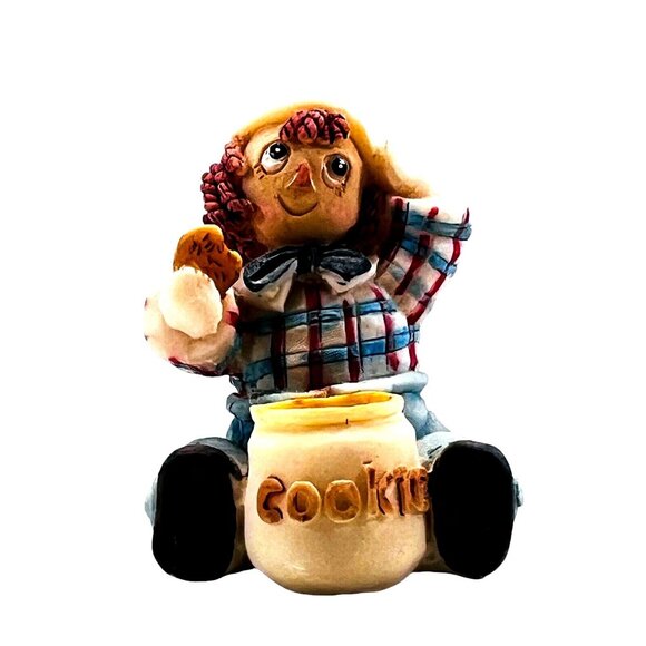 Raggedy Ann & Andy 1994 Popular Imports Miniature Resin Vtg Tea Set USA - Picture 13 of 16